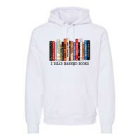 I'm With The Banned Funny Bookworm Tee Banned Book Premium Hoodie