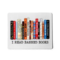 I'm With The Banned Funny Bookworm Tee Banned Book Mousepad