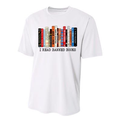 I'm With The Banned Funny Bookworm Tee Banned Book Performance Sprint T-Shirt