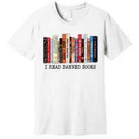 I'm With The Banned Funny Bookworm Tee Banned Book Premium T-Shirt