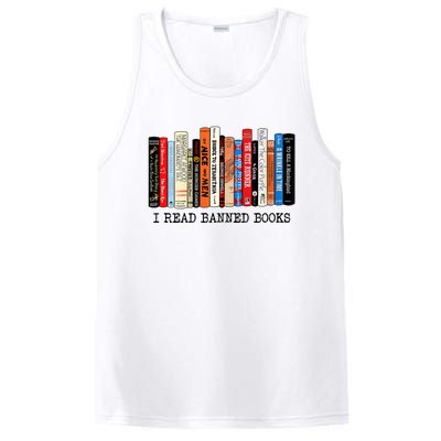 I'm With The Banned Funny Bookworm Tee Banned Book PosiCharge Competitor Tank