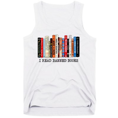 I'm With The Banned Funny Bookworm Tee Banned Book Tank Top