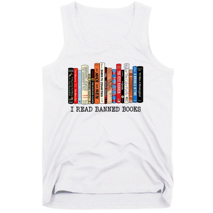 I'm With The Banned Funny Bookworm Tee Banned Book Tank Top