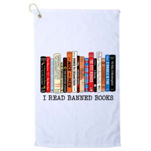 I'm With The Banned Funny Bookworm Tee Banned Book Platinum Collection Golf Towel