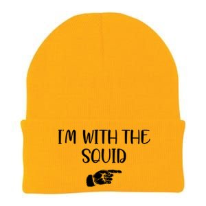 Im With The Squid Knit Cap Winter Beanie