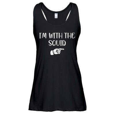 Im With The Squid Ladies Essential Flowy Tank