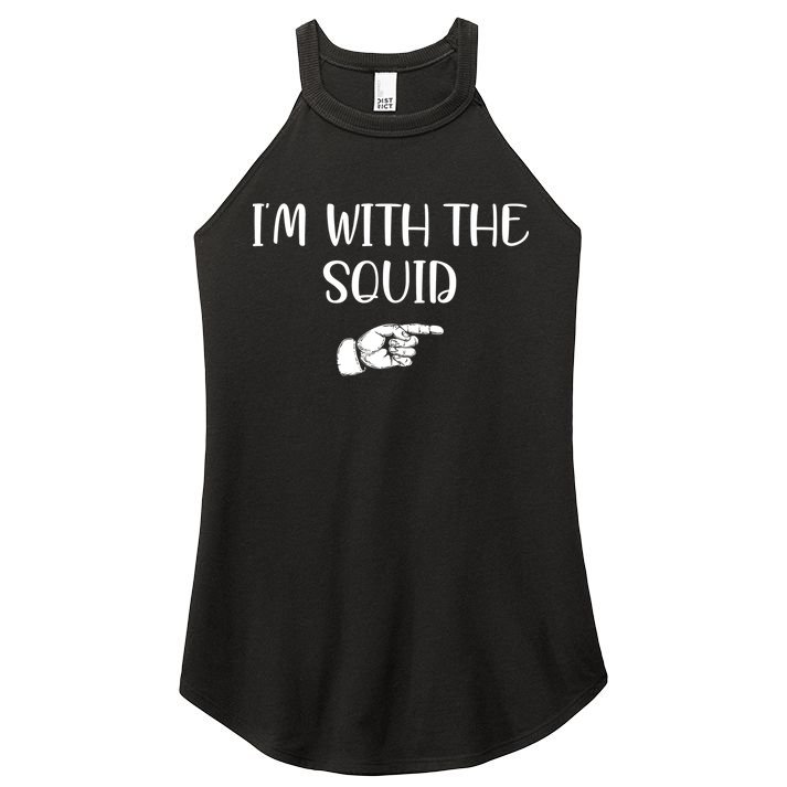 Im With The Squid Women's Perfect Tri Rocker Tank