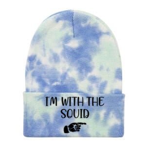 Im With The Squid Tie Dye 12in Knit Beanie