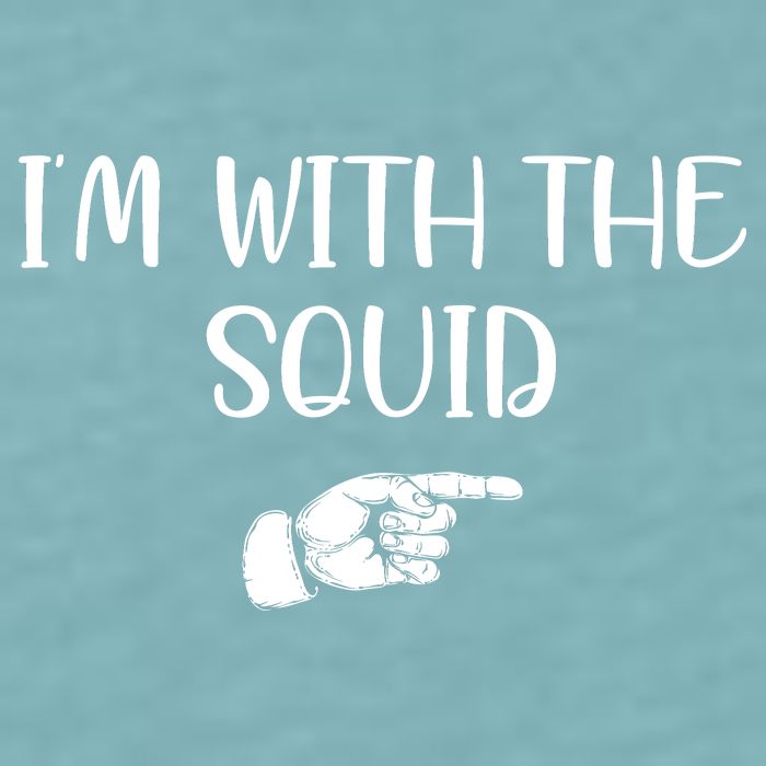 Im With The Squid Sueded Cloud Jersey T-Shirt
