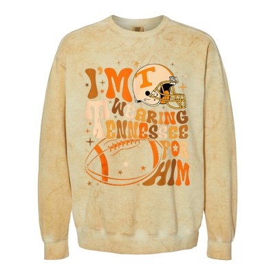 Im Wearing Tennessee Orange For Him Tennessee Football Colorblast Crewneck Sweatshirt