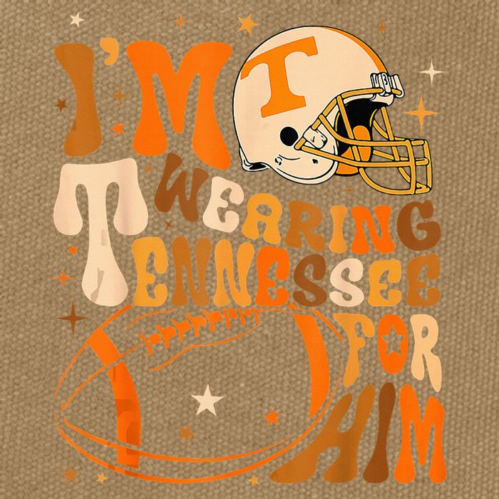 Im Wearing Tennessee Orange For Him Tennessee Football Cotton Canvas Backpack