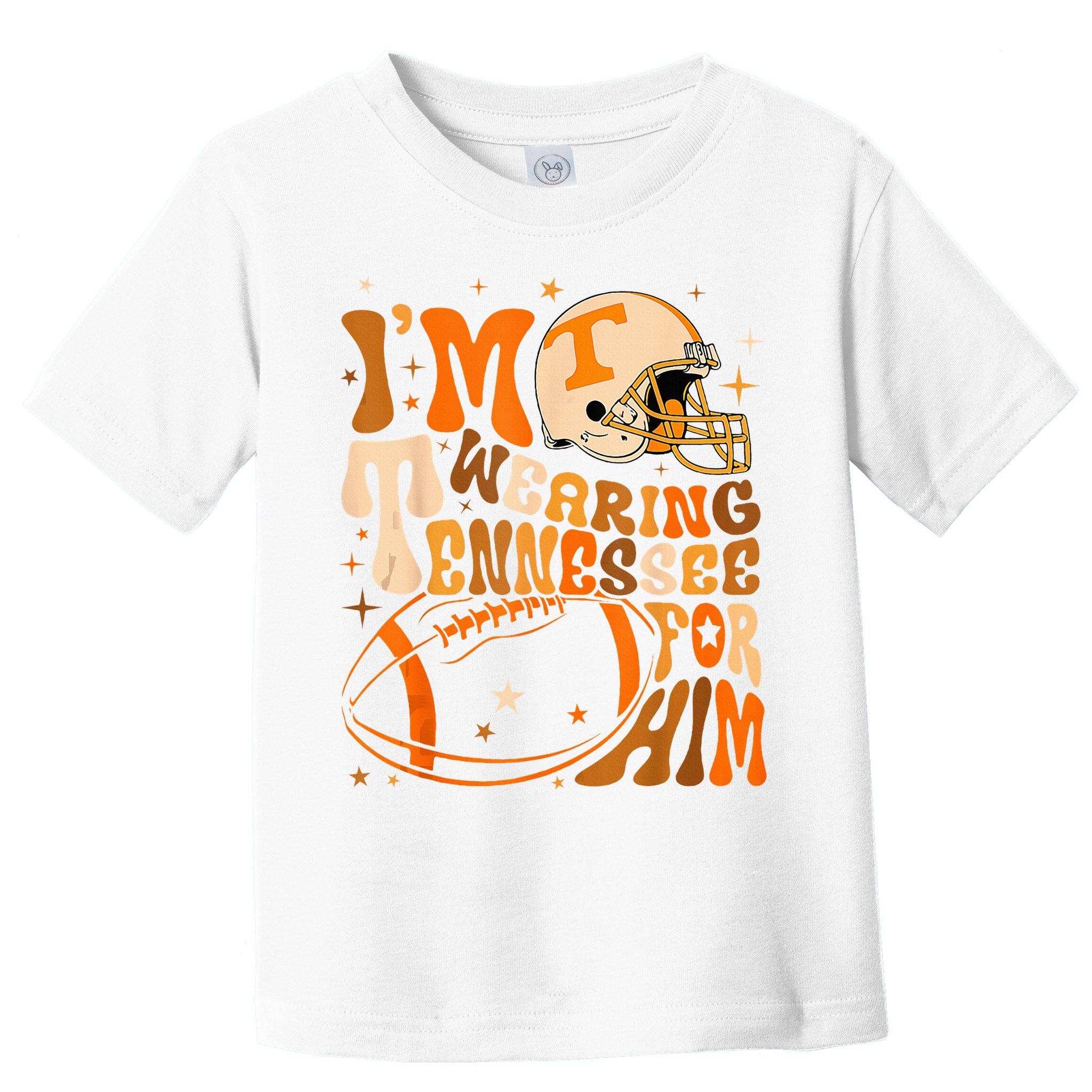 Im Wearing Tennessee Orange For Him Tennessee Football Toddler T-Shirt
