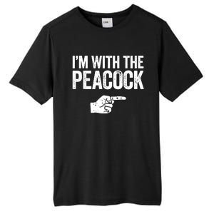 I'm With The Peacock Matching Peacock Shirts Tall Fusion ChromaSoft Performance T-Shirt