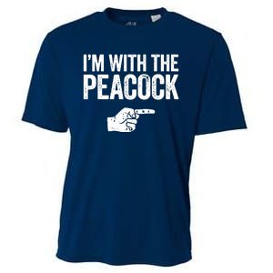 I'm With The Peacock Matching Peacock Shirts Cooling Performance Crew T-Shirt