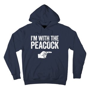 I'm With The Peacock Matching Peacock Shirts Hoodie