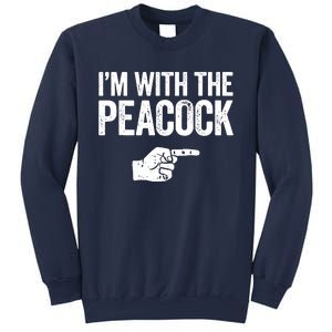 I'm With The Peacock Matching Peacock Shirts Sweatshirt