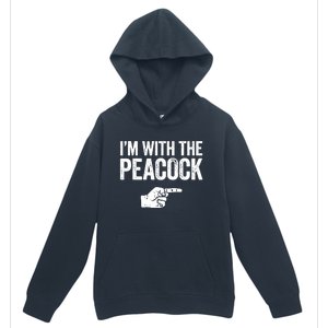 I'm With The Peacock Matching Peacock Shirts Urban Pullover Hoodie