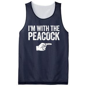 I'm With The Peacock Matching Peacock Shirts Mesh Reversible Basketball Jersey Tank