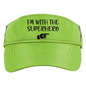 Im With The Superhero Adult Drive Performance Visor