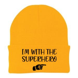 Im With The Superhero Knit Cap Winter Beanie