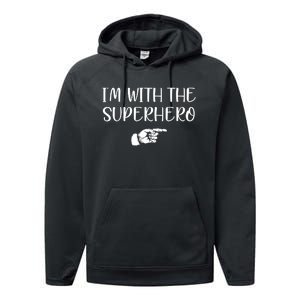 Im With The Superhero Performance Fleece Hoodie