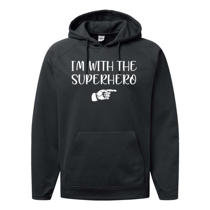 Im With The Superhero Performance Fleece Hoodie