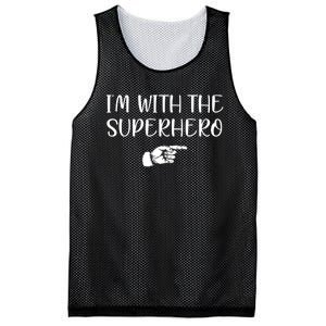 Im With The Superhero Mesh Reversible Basketball Jersey Tank