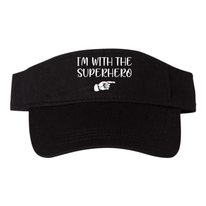 Im With The Superhero Valucap Bio-Washed Visor