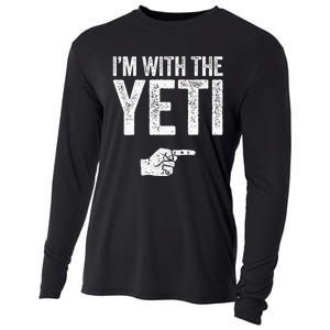 IM With The Yeti Matching Yeti Costume Cooling Performance Long Sleeve Crew