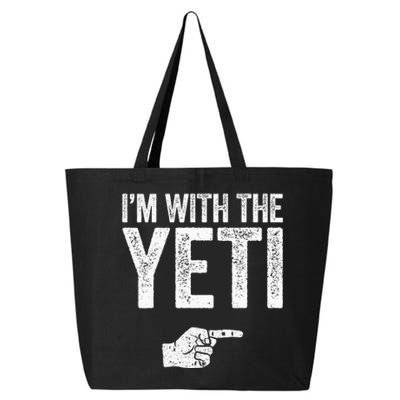 IM With The Yeti Matching Yeti Costume 25L Jumbo Tote