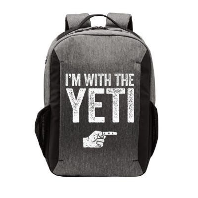 IM With The Yeti Matching Yeti Costume Vector Backpack