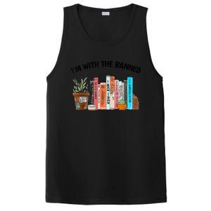 I'm With The Banned Funny Book Readers I Read Banned Books PosiCharge Competitor Tank