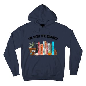 I'm With The Banned Funny Book Readers I Read Banned Books Hoodie