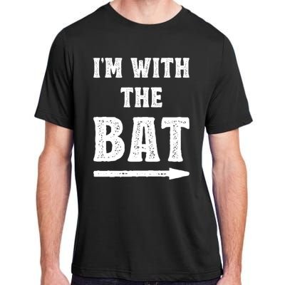 IM With The Bat Costume Halloween Matching Couple Lazy Diy Adult ChromaSoft Performance T-Shirt