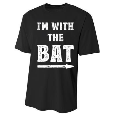 IM With The Bat Costume Halloween Matching Couple Lazy Diy Performance Sprint T-Shirt