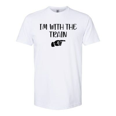 Im With The Train Softstyle CVC T-Shirt