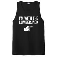 I'm With The Lumberjack Matching VNeck PosiCharge Competitor Tank