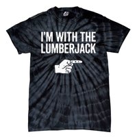 I'm With The Lumberjack Matching VNeck Tie-Dye T-Shirt