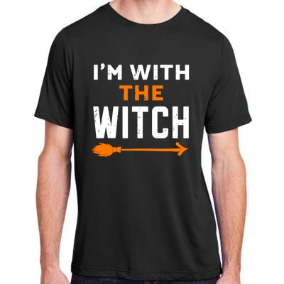 Im With The Witch Couples Halloween Gift Adult ChromaSoft Performance T-Shirt