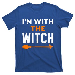 Im With The Witch Couples Halloween Gift T-Shirt