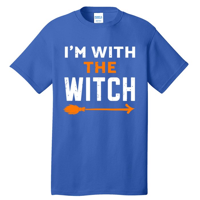 Im With The Witch Couples Halloween Gift Tall T-Shirt