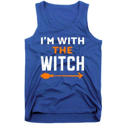 Im With The Witch Couples Halloween Gift Tank Top