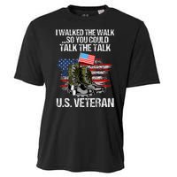 I Walked The Walk So You Could Talk The Talk U.S. Veteran Cooling Performance Crew T-Shirt