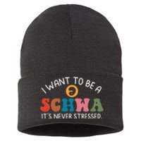 I Want To Be A Schwa Its Never Stressed Science Of Reading Sustainable Knit Beanie