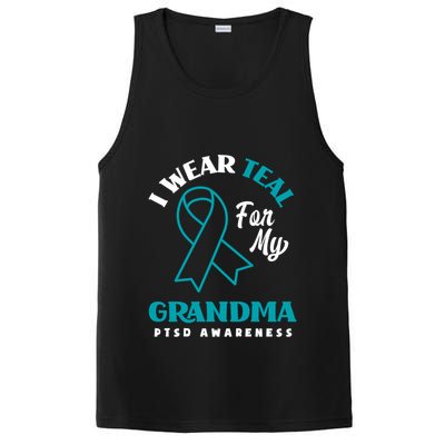 I Wear Teal For My Grandma Ptsd Awareness Gift PosiCharge Competitor Tank
