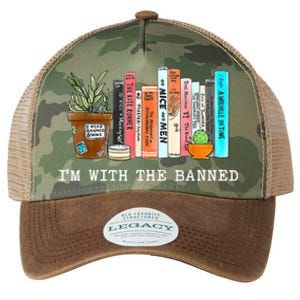 I'm With The Banned Books I Read Banned Books Lovers Legacy Tie Dye Trucker Hat