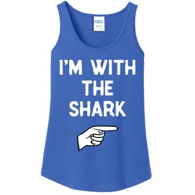 IM With The Shark Costume Halloween Matching Party Ladies Essential Tank