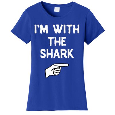 IM With The Shark Costume Halloween Matching Party Women's T-Shirt