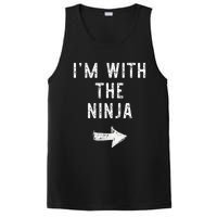 IM With The Ninja Costume Halloween Matching Couple PosiCharge Competitor Tank