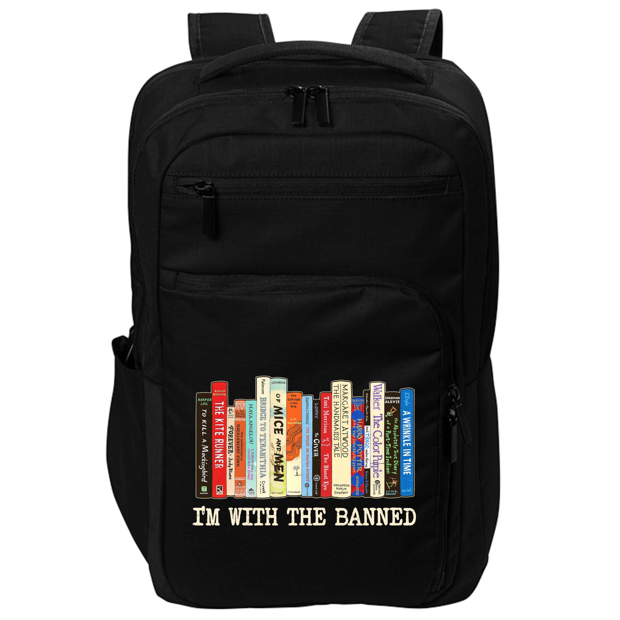 I'm With The Banned Read Banned Books Impact Tech Backpack